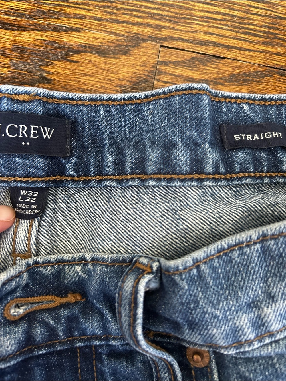 J crew straight jeans 32x32
